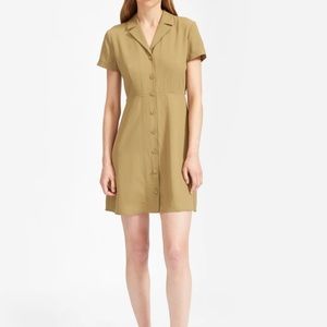 Everlane Japanese Go Weave Notch Dress NWT